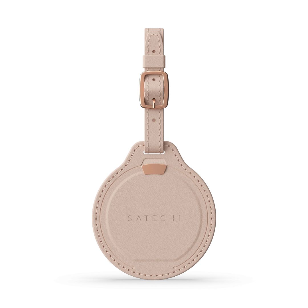 Satechi Vegan-Leather FindAll Luggage Tag Desert Rose