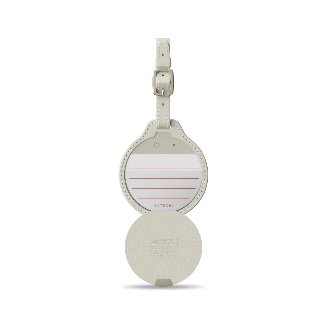 Satechi Vegan-Leather FindAll Luggage Tag Sand