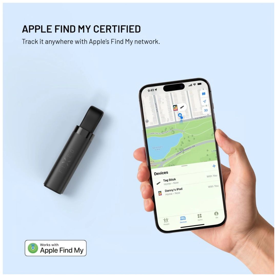 FIXED Tag Stick with Find My support Black