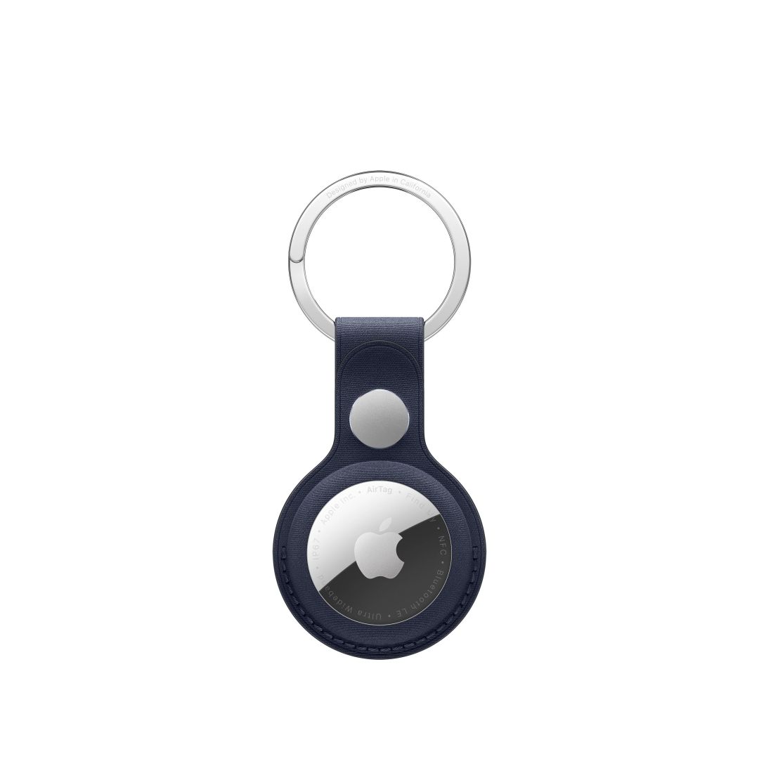 Apple AirTag FineWoven Key Ring Navy