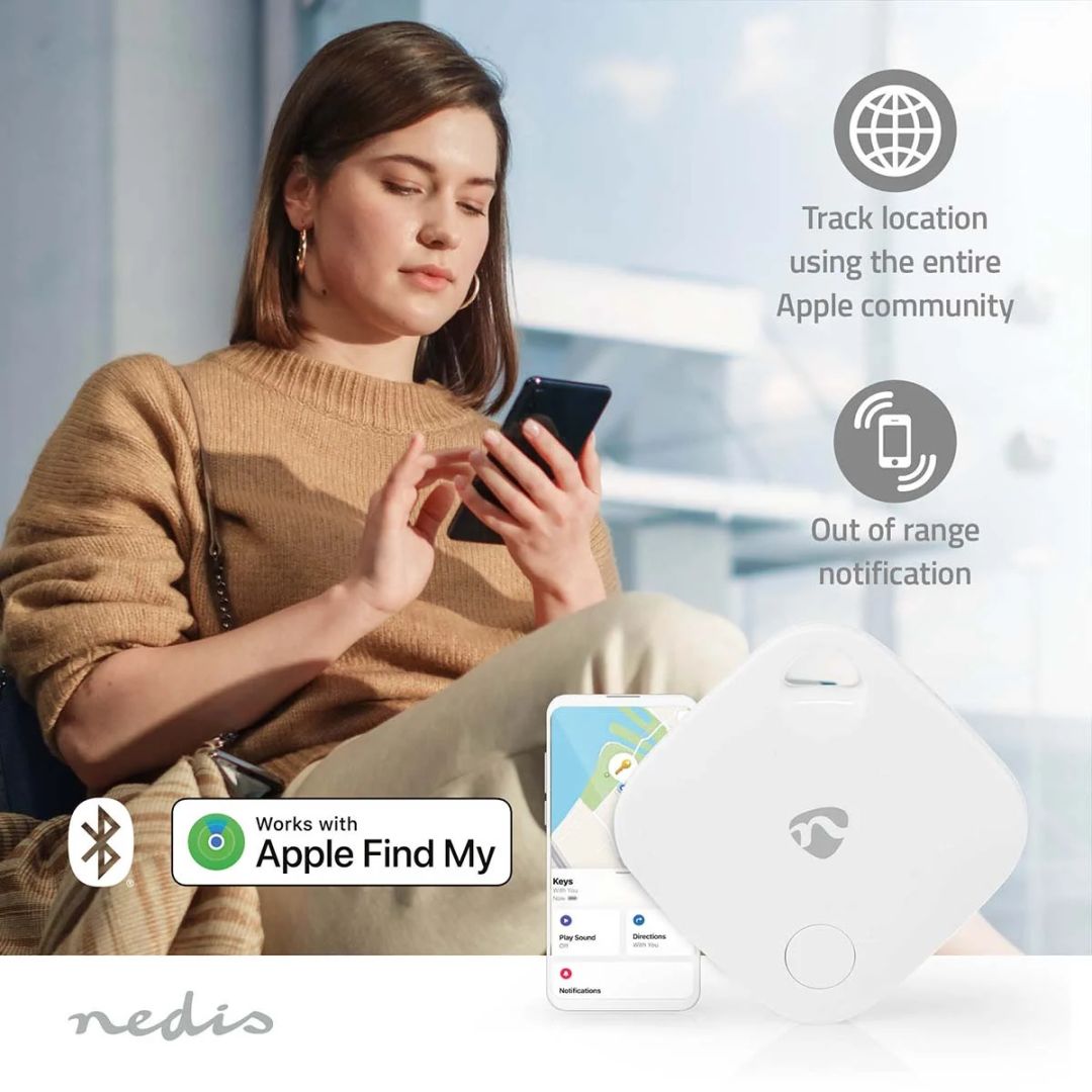 Nedis Keyfinder Smart Tag White