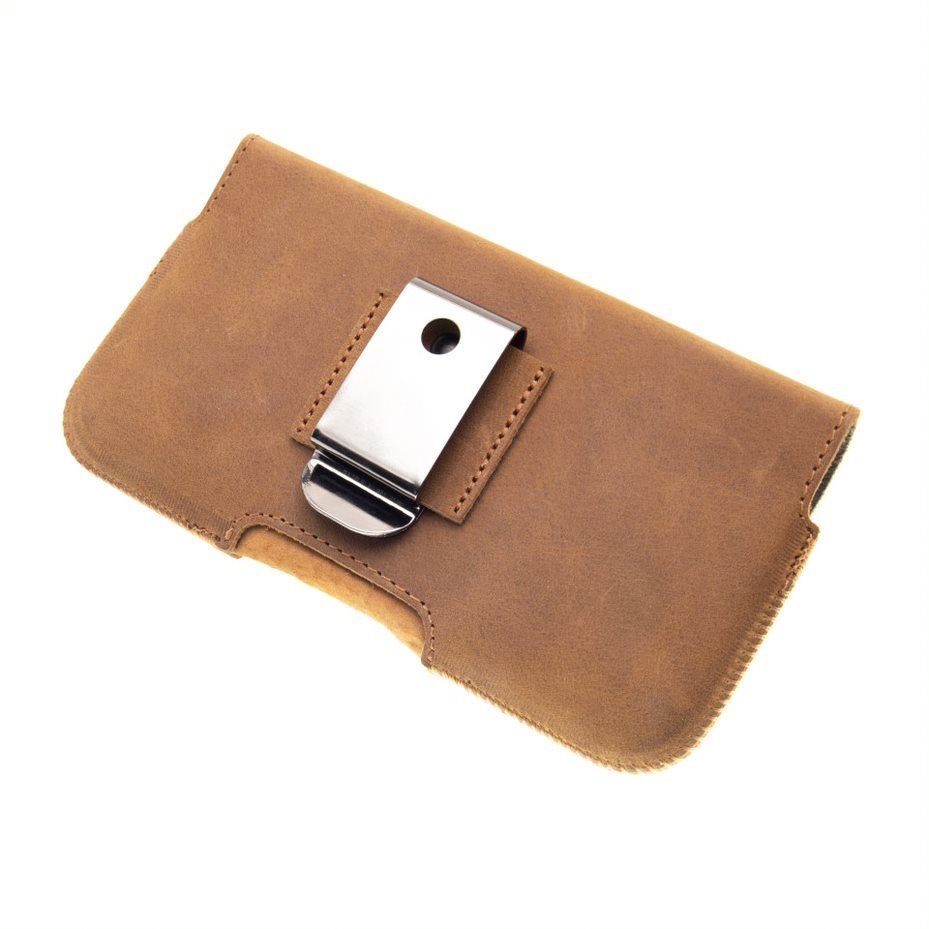 FIXED Horizontal Bőrtok Posh with closing, 5XL méret + Brown