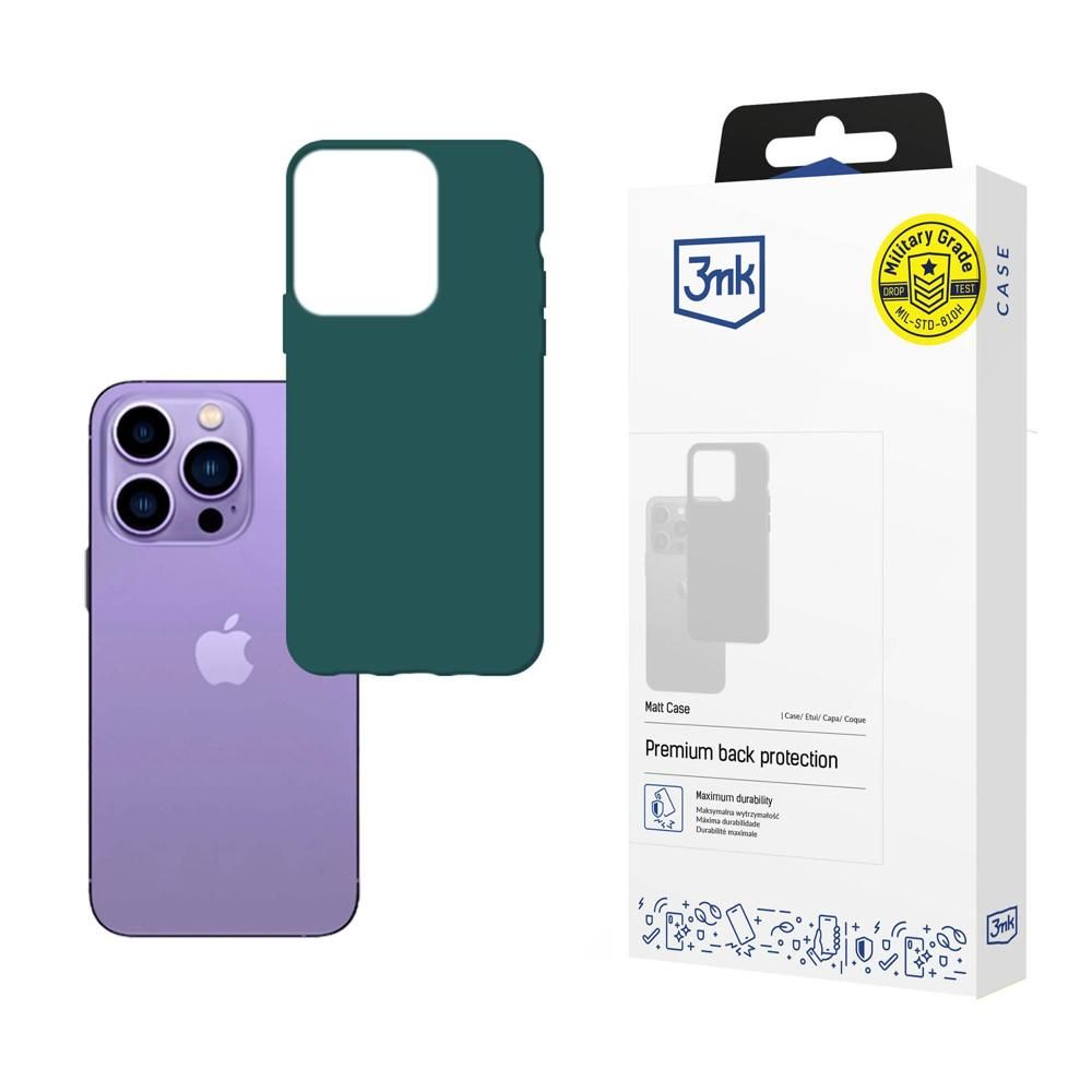 3mk Matt TPU anyagú Telefontok lovag Apple iPhone 14 Pro Max