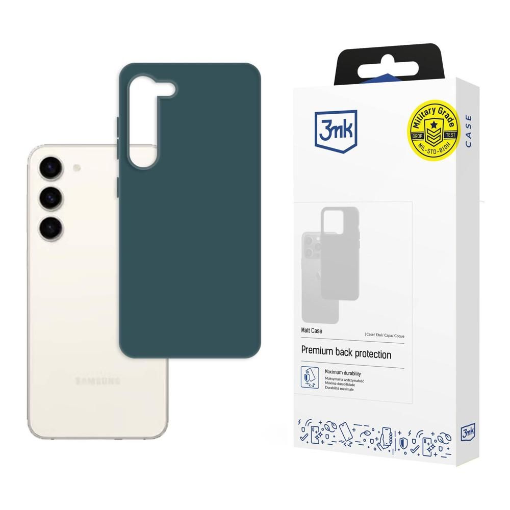 3mk Matt TPU anyagú Telefontok lovag Samsung Galaxy S23 5G