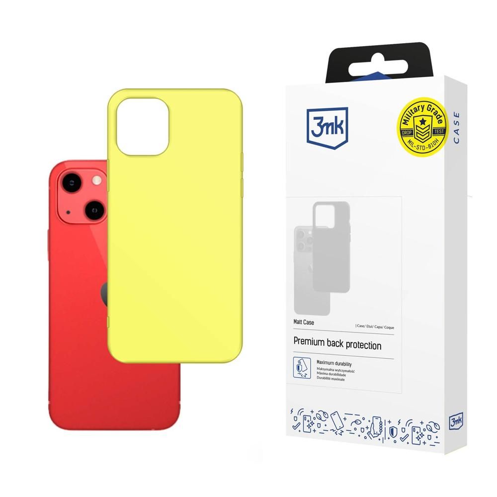 3mk Matt TPU anyagú Telefontok lime Apple iPhone 13