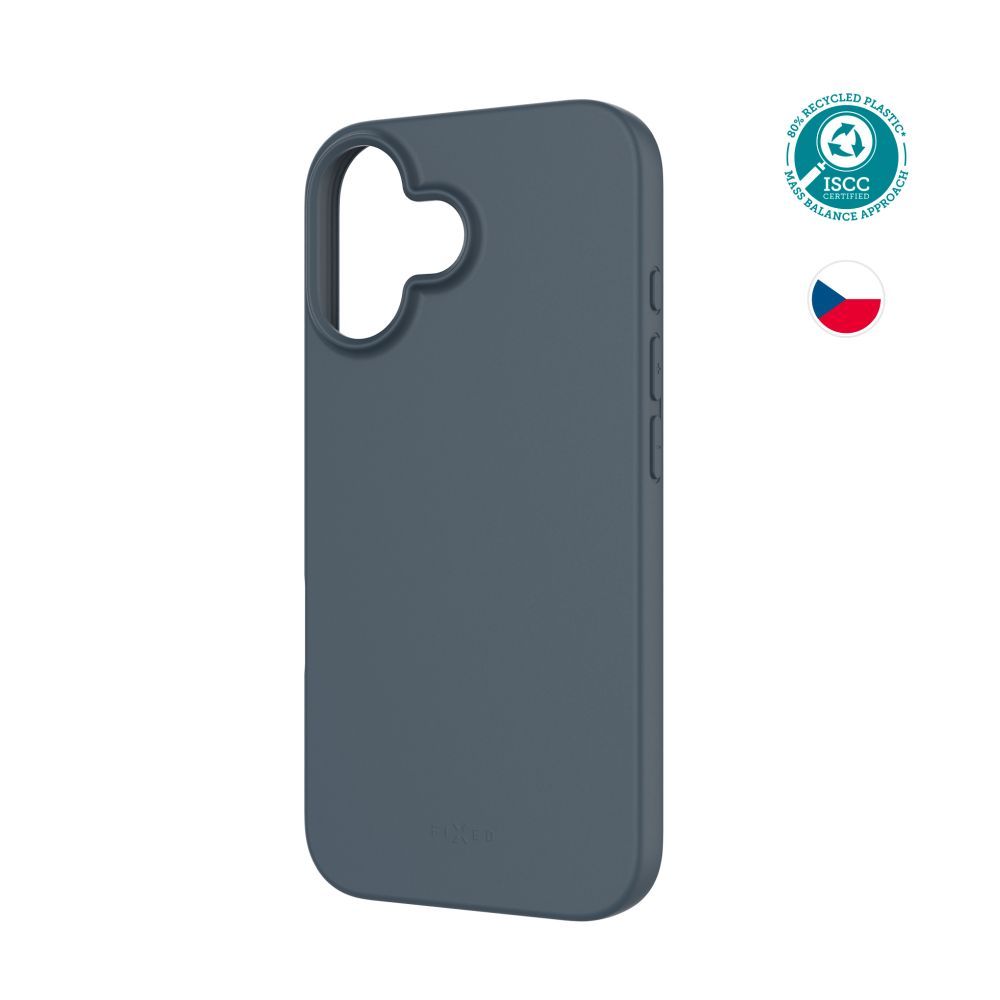 FIXED újrahasznosított TPU hátlap Apple iPhone 16 készülékhez, kék