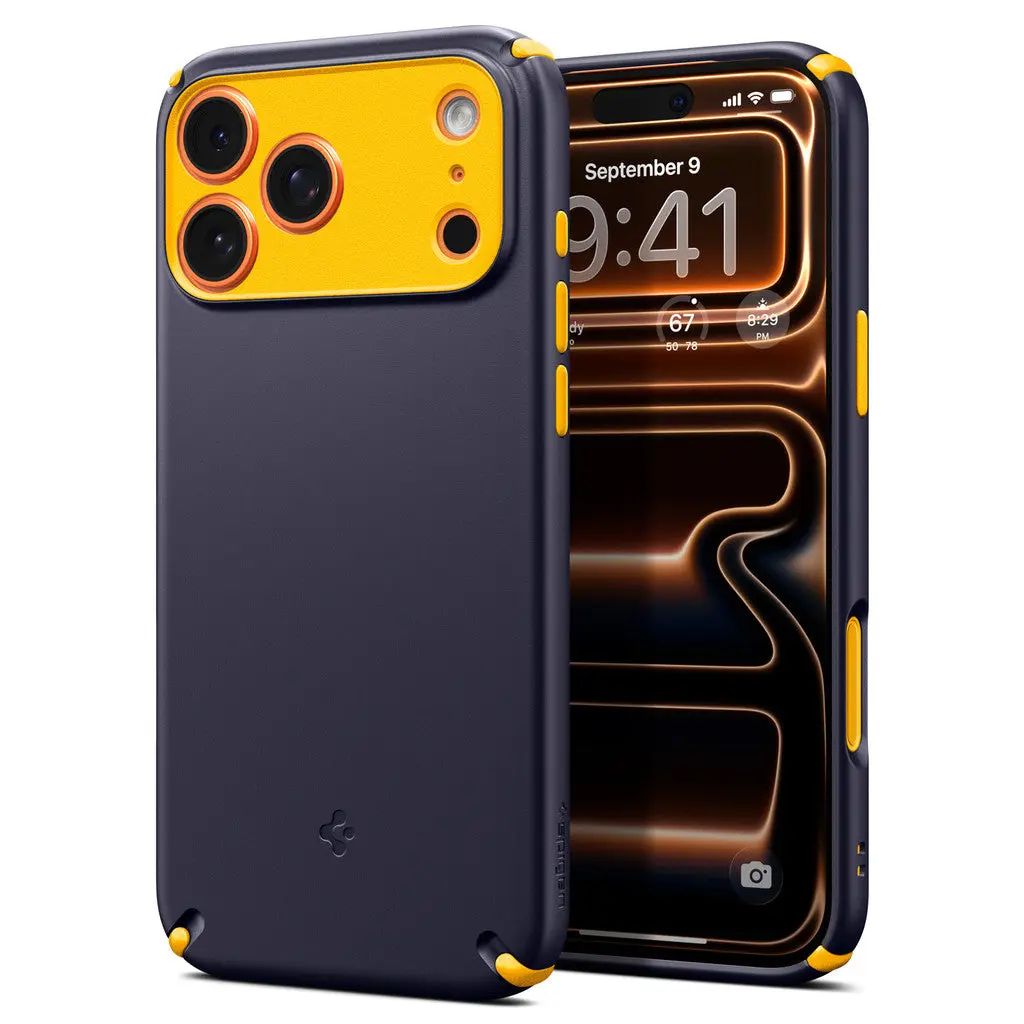 Spigen Nano Pop Hybrid MagSafe case for iPhone 17 Pro Max Blueberry Navy