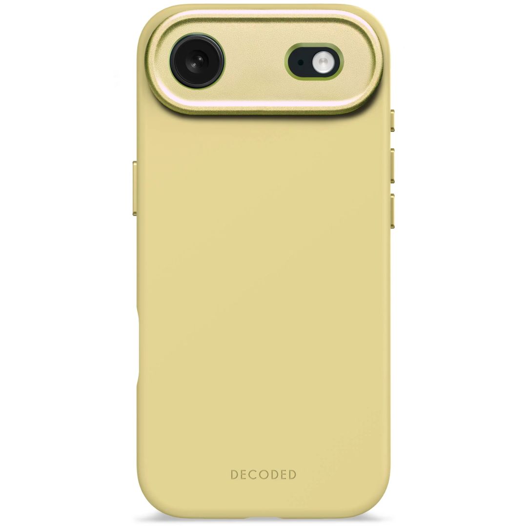 Decoded AntiMicrobial Silicone Backcover for iPhone 17 Air Yuma Yellow