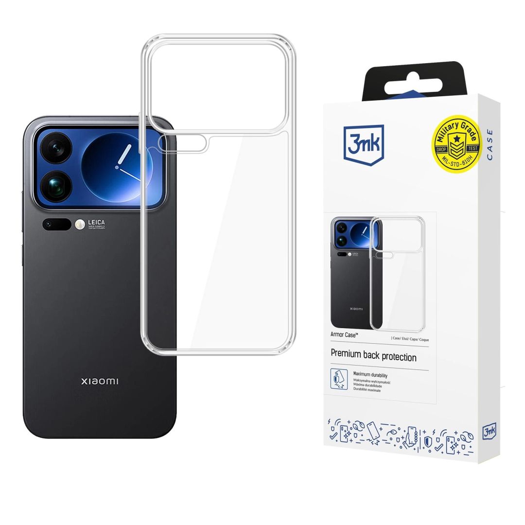 3mk Armoured case for Xiaomi 17 Pro Clear