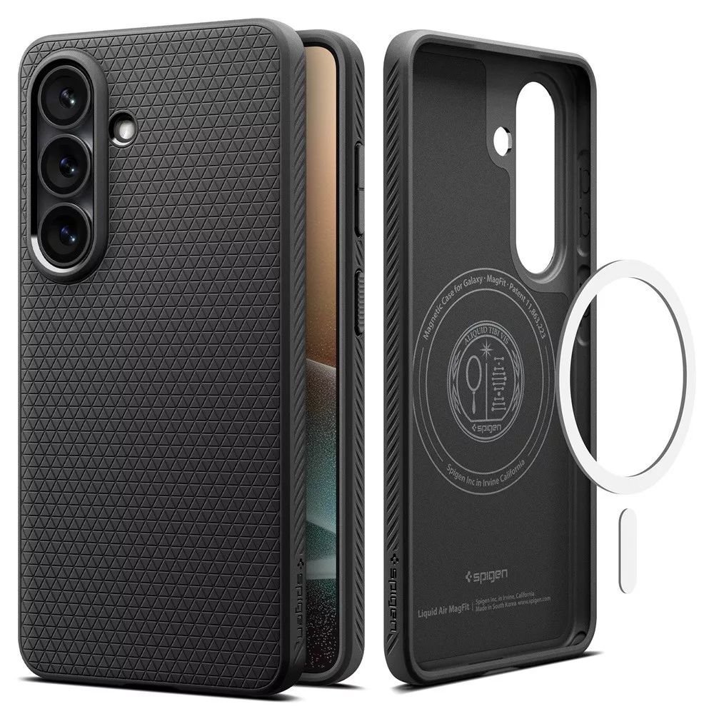Spigen Liquid Air MagSafe case for Samsung Galaxy S26 Matte Black