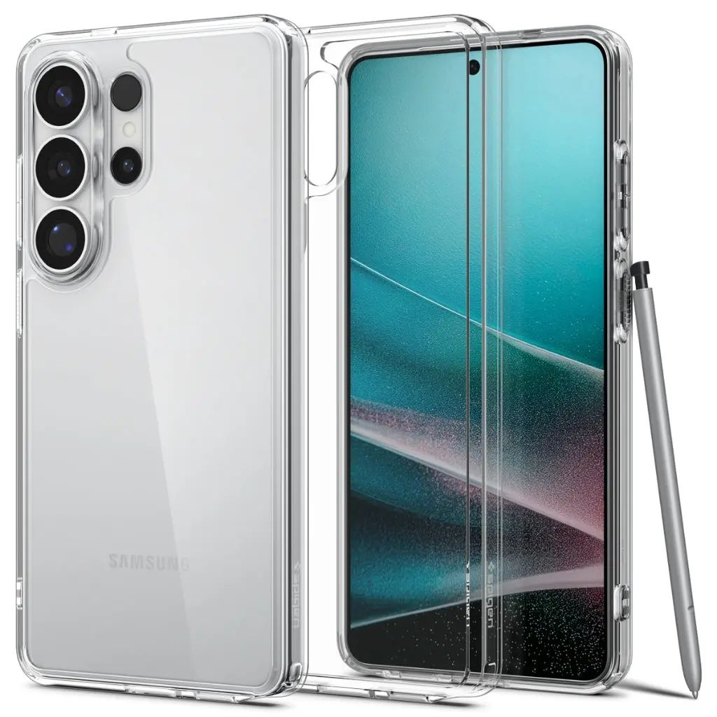 Spigen Ultra Hybrid case for Samsung Galaxy S26 Ultra Crystal Clear