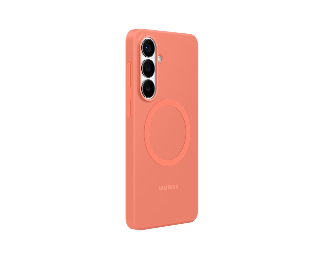 Samsung Galaxy S26+ Silicone Magnet Case Coralred