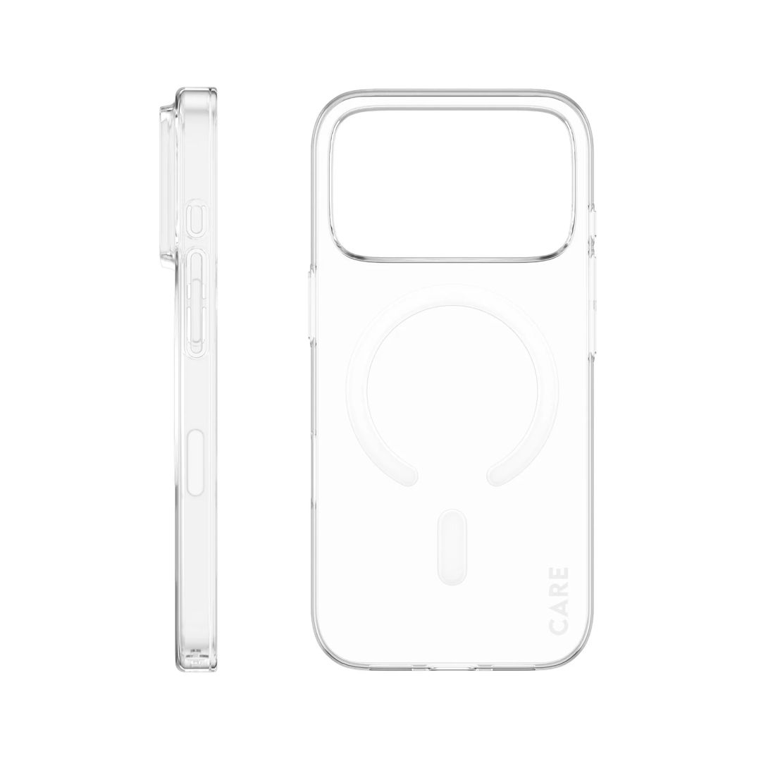 PanzerGlass Care slim MagSafe case for iPhone 17 Pro Transparent