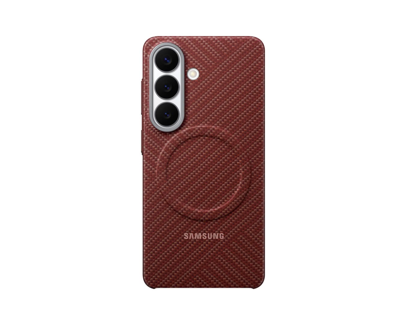 Samsung Galaxy S26 Carbon Magnet Case Coralred
