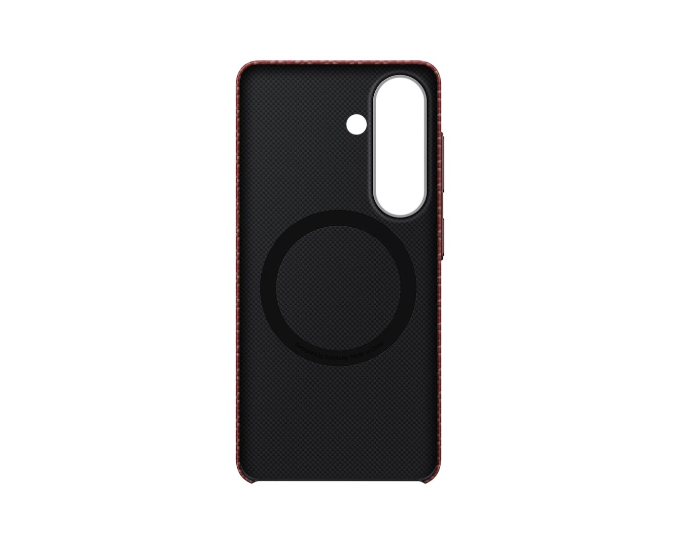 Samsung Galaxy S26 Carbon Magnet Case Coralred