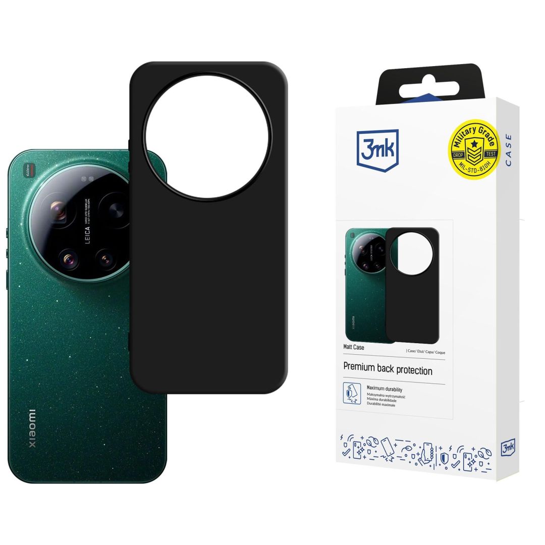 3mk Matt Case pro for Xiaomi Redmi 17 Ultra Black