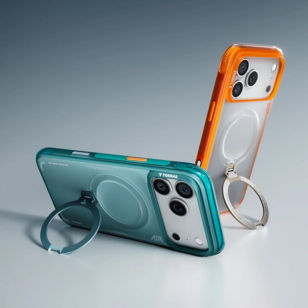Torras Ostand Q3 Air for iPhone 17 Pro Horizon Orange