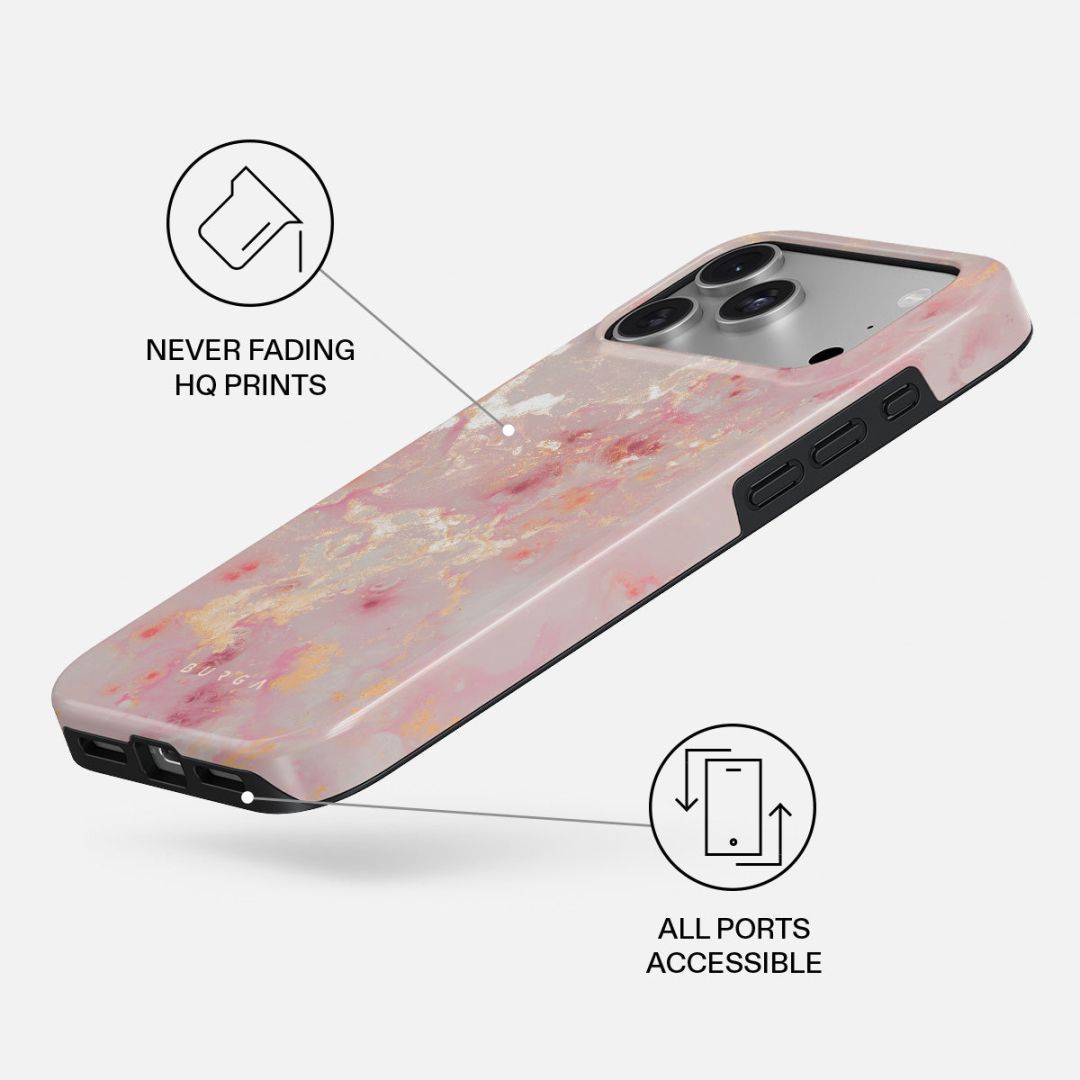 Burga Tough MagSafe Case for iPhone 18 Pro Golden Coral