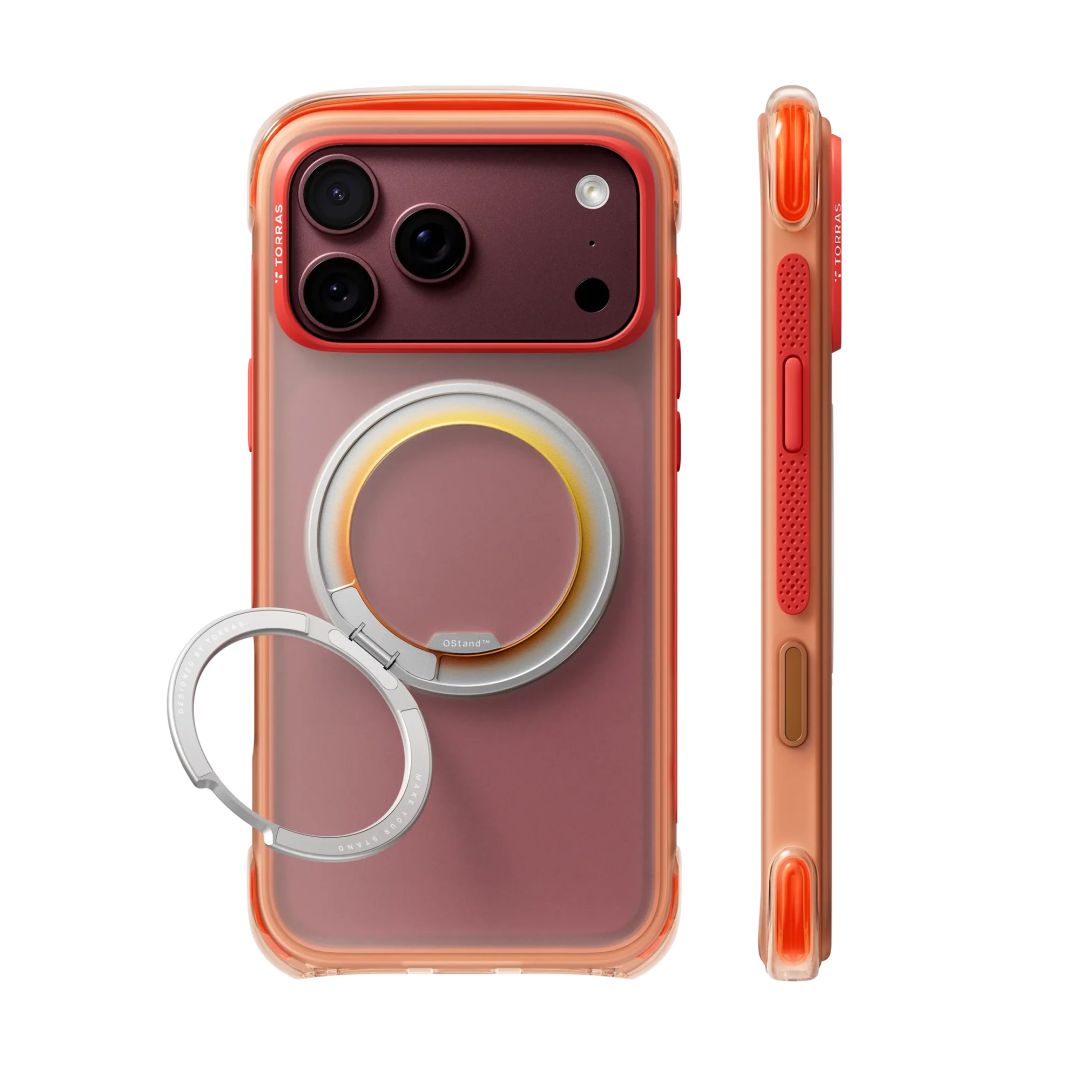 Torras O3 Air Core for iPhone 18 Pro Prism Coral