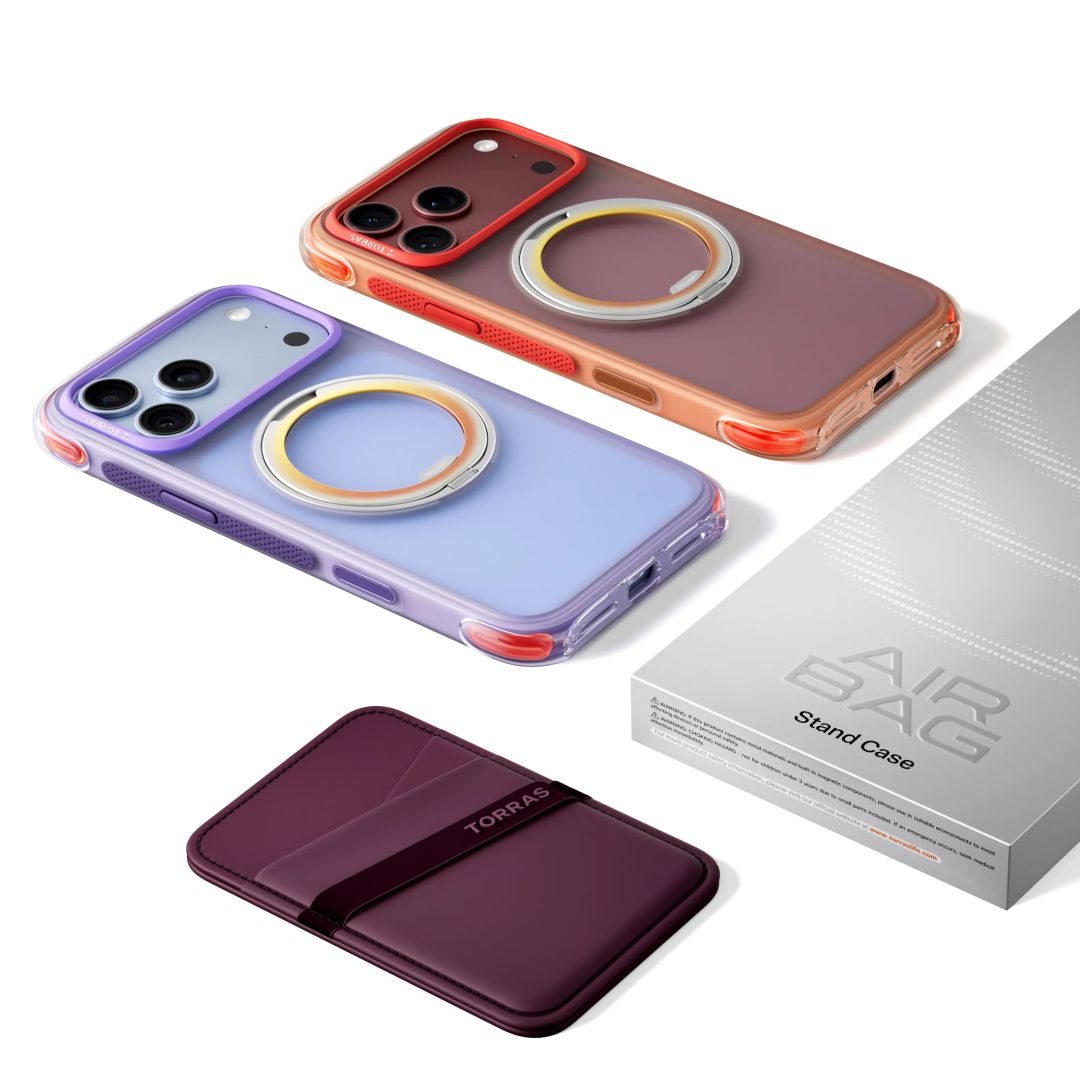 Torras O3 Air Core for iPhone 18 Pro Prism Coral