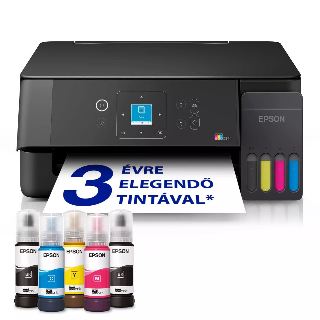 Epson EcoTank L3360W Wireless Tintasugaras Nyomtató/Másoló/Scanner