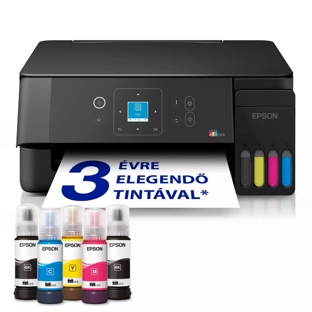 Epson EcoTank L3361W Wireless Tintasugaras Nyomtató/Másoló/Scanner