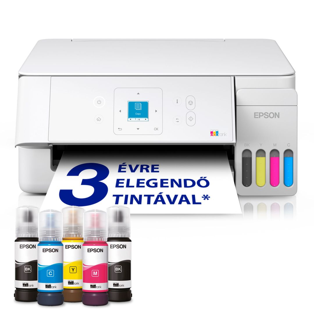 Epson EcoTank L3366W Wireless Tintasugaras Nyomtató/Másoló/Scanner