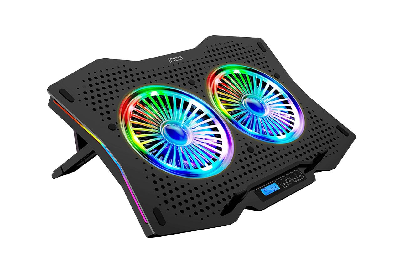 INCA INC-606TGS Gaming Notebook Hűtő Black