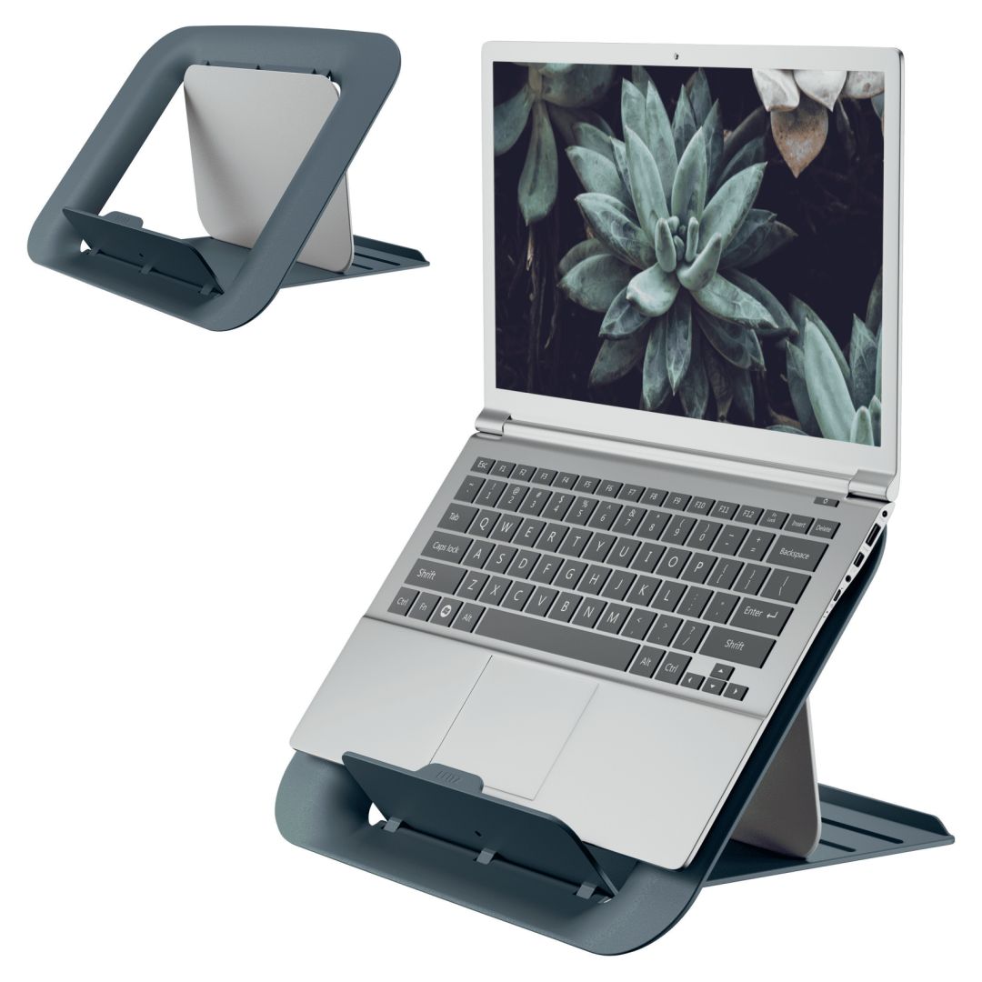 Leitz Ergo Cosy laptop állvány 80%-ban újrahasznosított műanyagból Grey