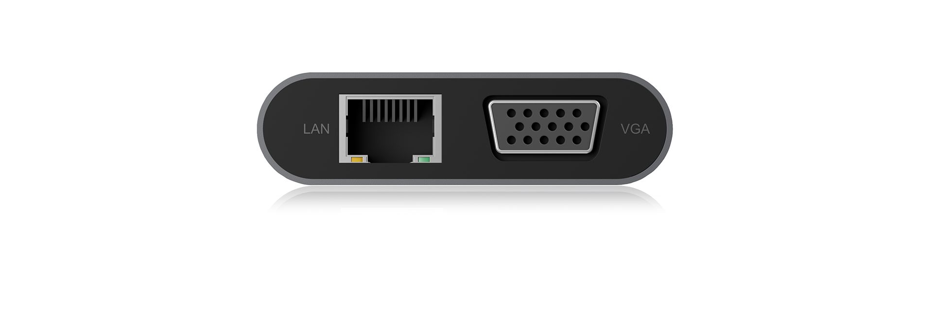 Raidsonic IcyBox IB-DK4040-CPD USB Type-C DockingStation with two video interfaces