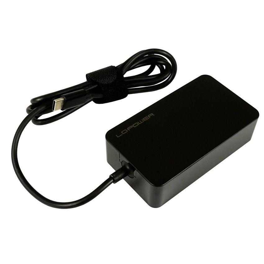 LC Power LC-NB-PRO-45-C 5-20V / 3A 45W Type-C univerzális hálózati notebook töltő