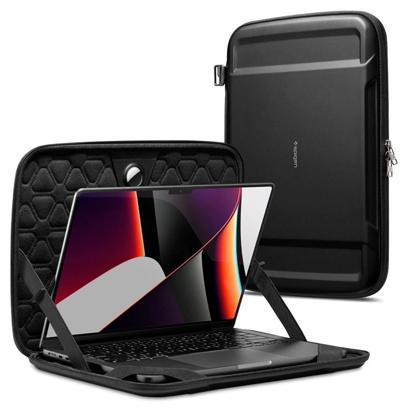 Spigen Rugged Armor Pro, black - MacBook Pro 14