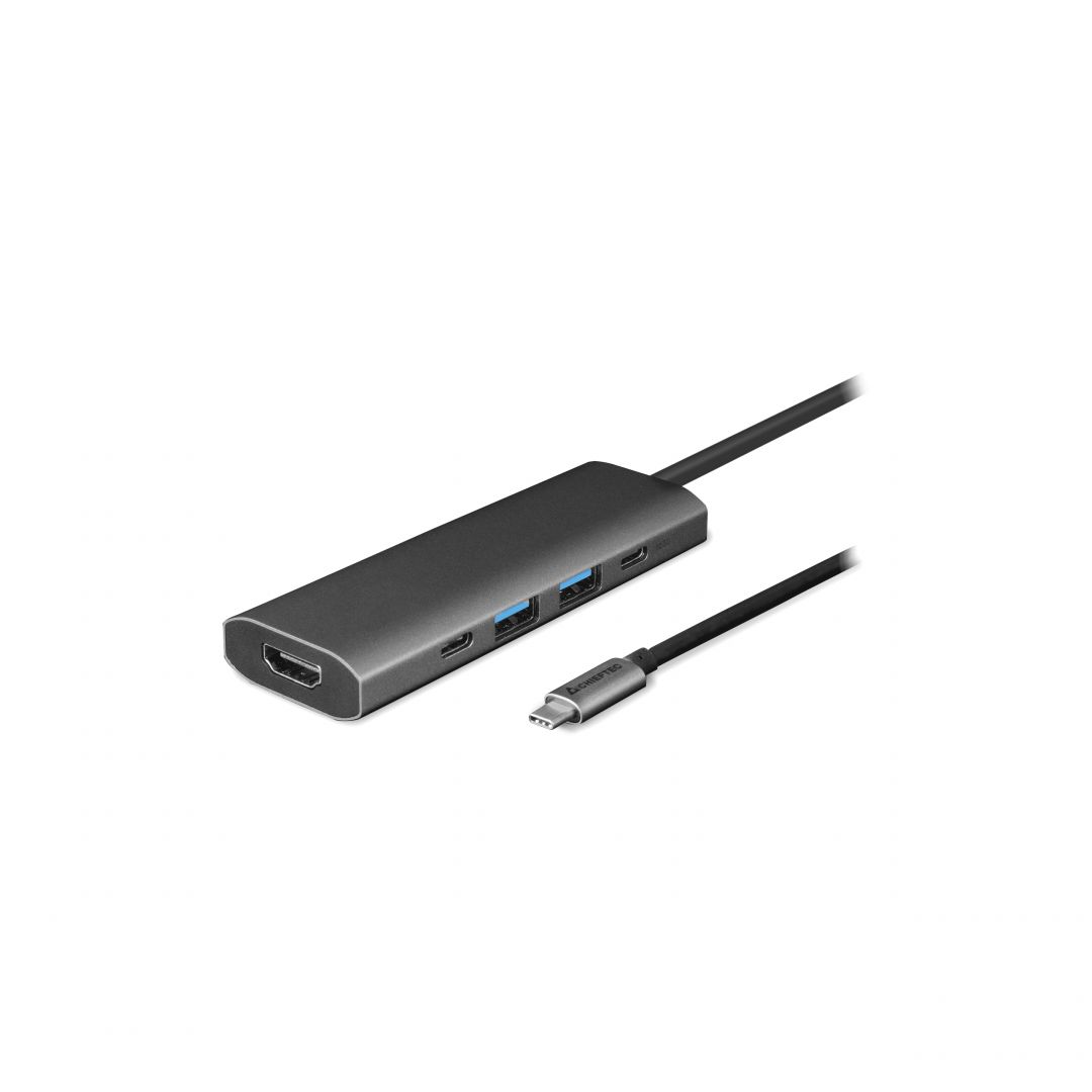 Chieftec DSC-502 5-in-1 USB Type-C Docking Station Black