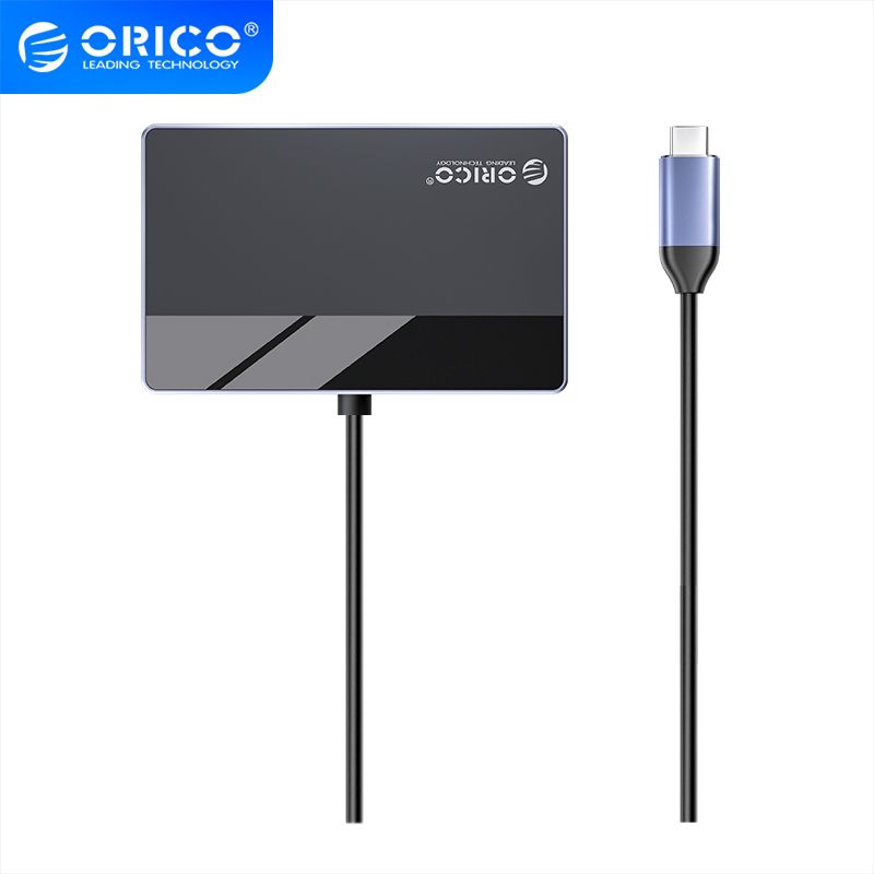 Orico DM-7TS-BK-BP 7in1 USB3.0 Type-C Multifunctional Docking Station Gray