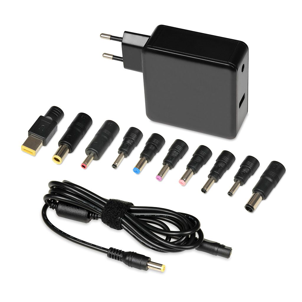 iBox IUZ65WA power adapter/inverter Auto 65W Black