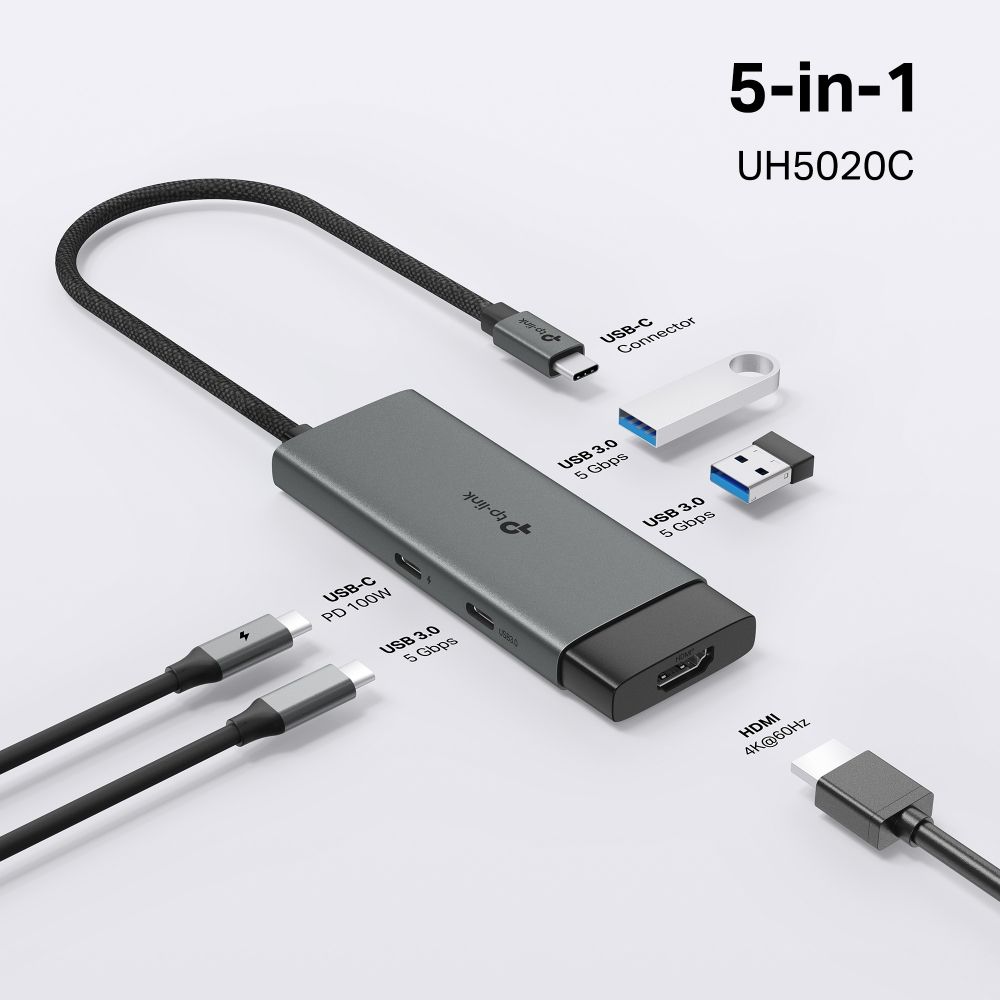 TP-Link UH5020C USB Type-C 5in1 Hub