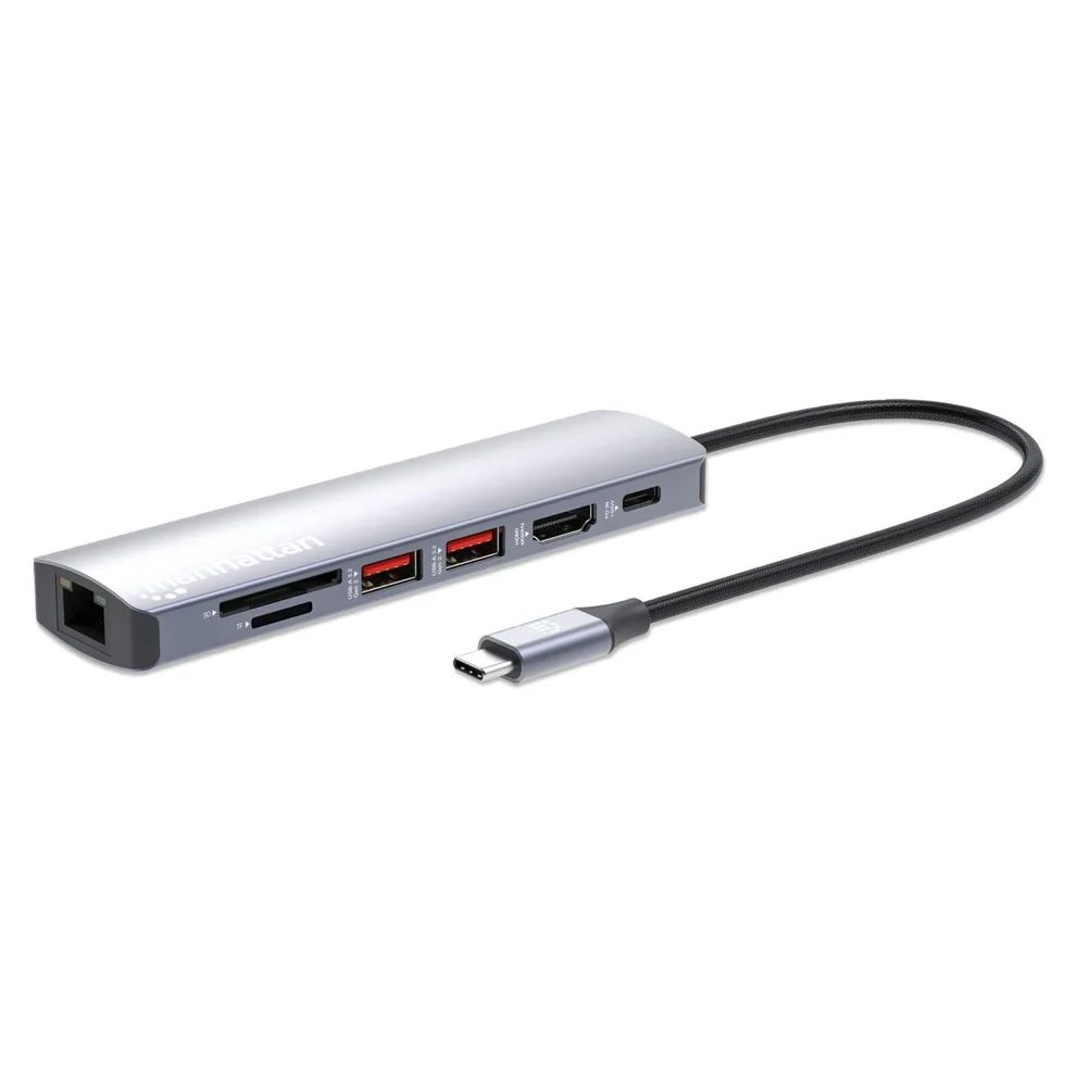 Manhattan USB-C PD 7-in-1 4K Docking Station / Multiport Hub