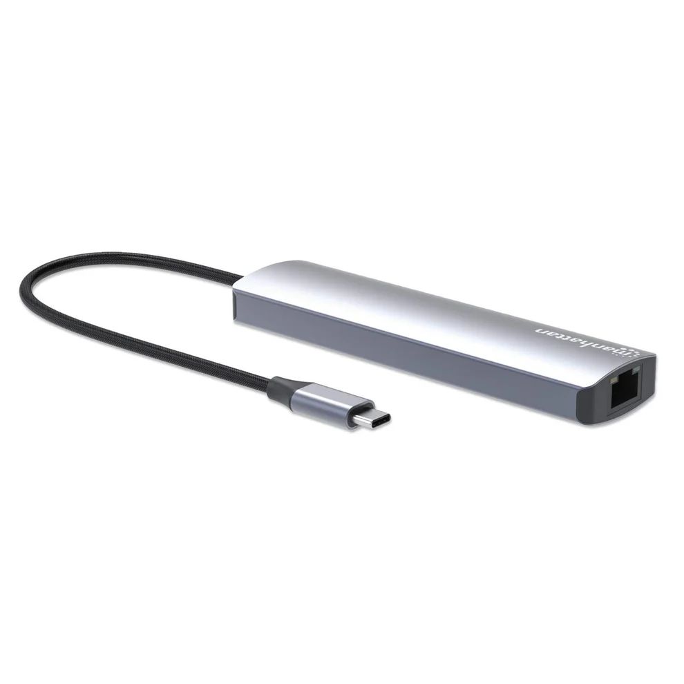 Manhattan USB-C PD 7-in-1 4K Docking Station / Multiport Hub