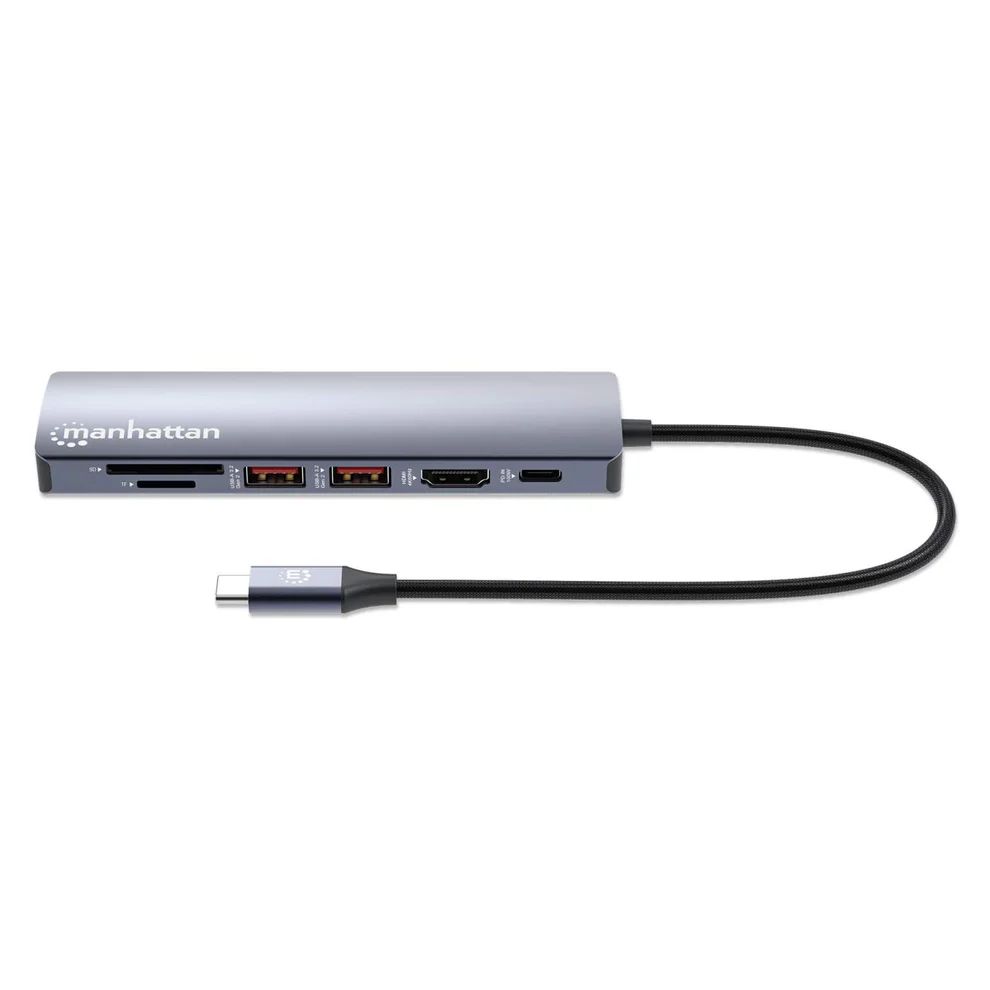 Manhattan USB-C PD 7-in-1 4K Docking Station / Multiport Hub