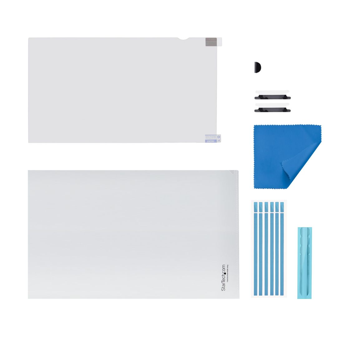 Startech Flip-Up Laptop Privacy Screen with Touch Anti-Glare Blue Light Filter