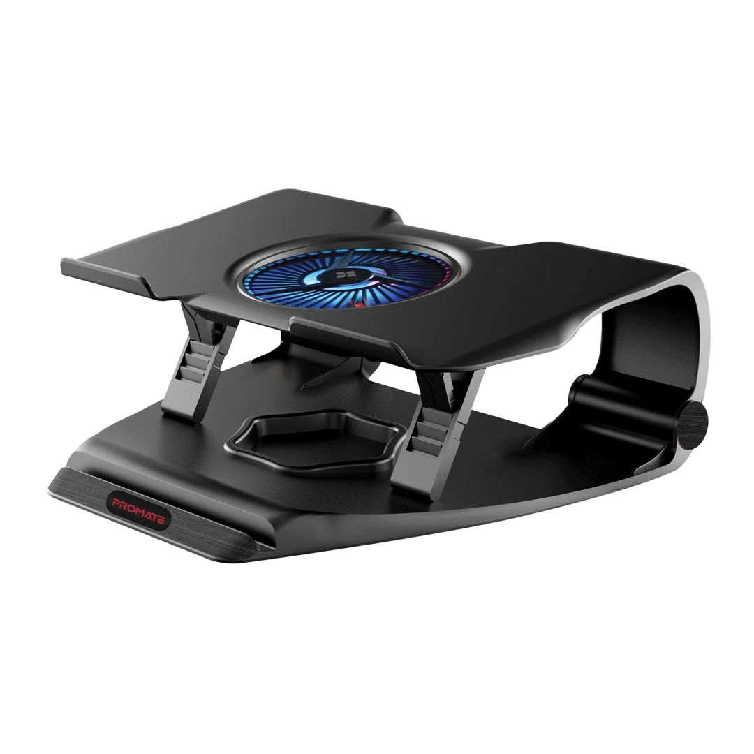 Promate  FrostBase Superior Cooling Gaming Laptop Stand Black