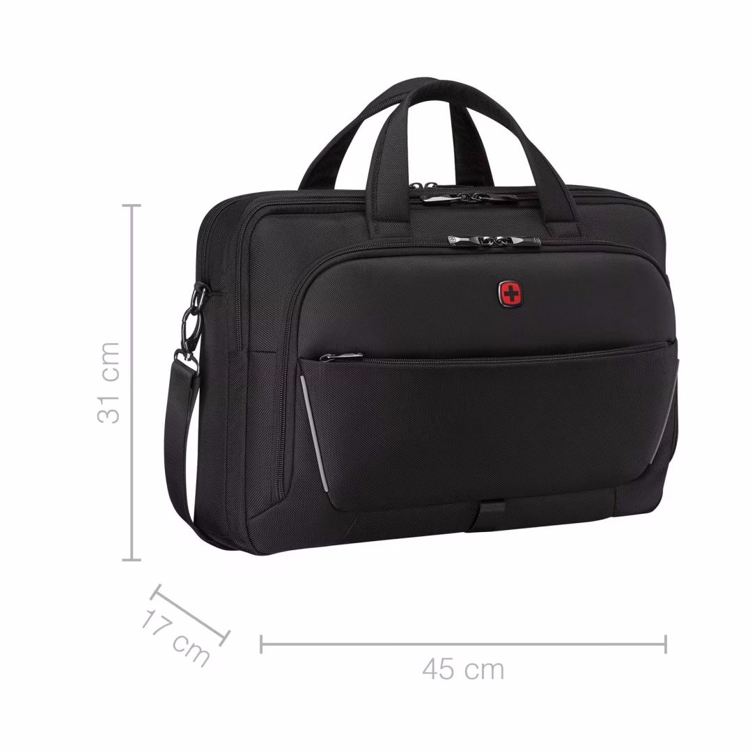 Wenger Icons Meteor 16-17″ Laptop Briefcase Black