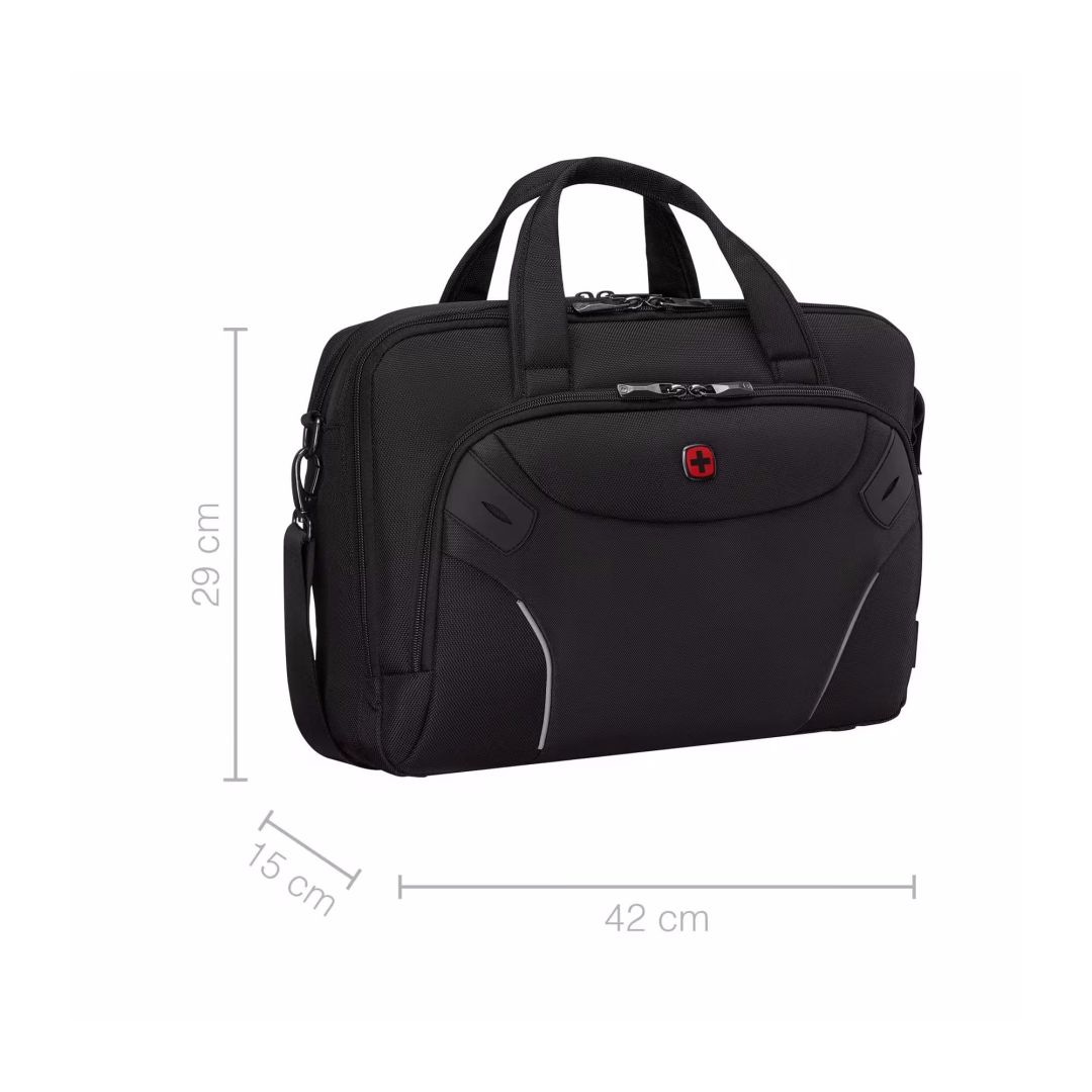 Wenger Cosmic Brief 14″-16″ Laptop Briefcase 17L Black