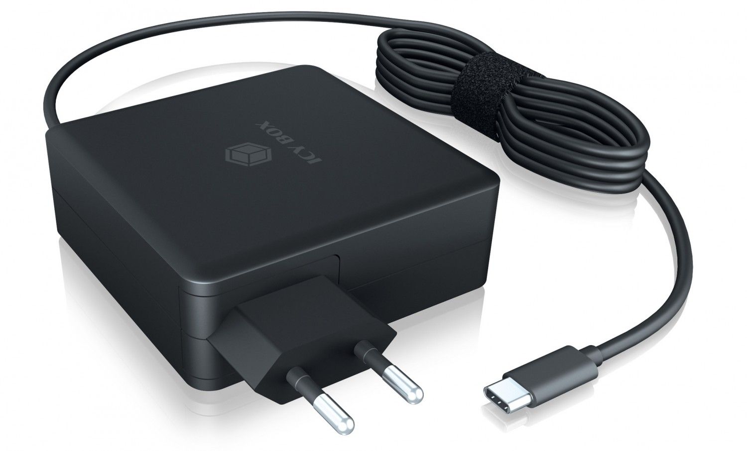 Raidsonic IcyBox IB-PS101-PD 20V / 4,5A 90W Type-C univerzális hálózati notebook töltő