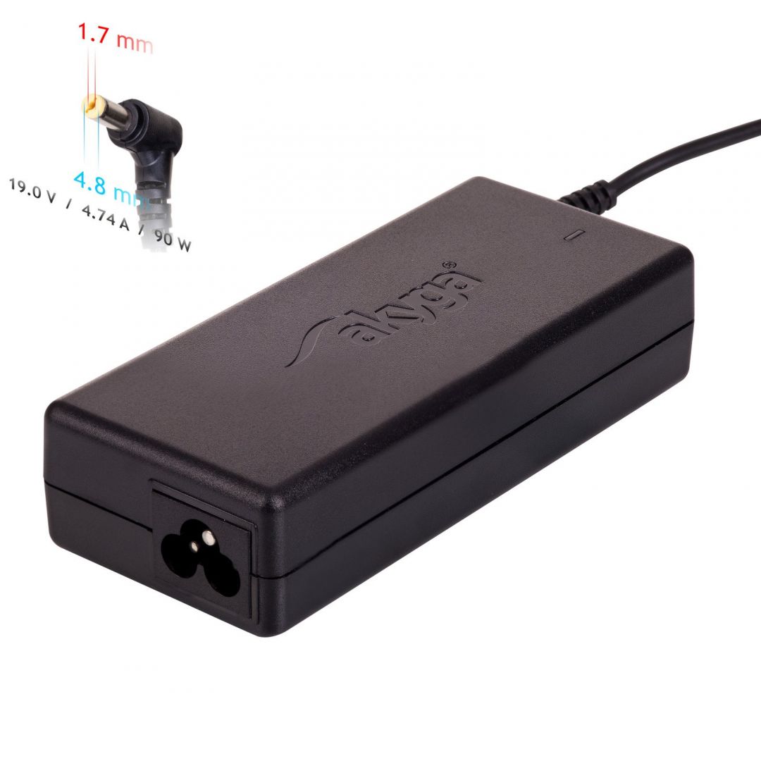 Akyga AK-ND-08 19V / 4,74A 90W 4,8x1,7mm univerzális hálózati notebook töltő