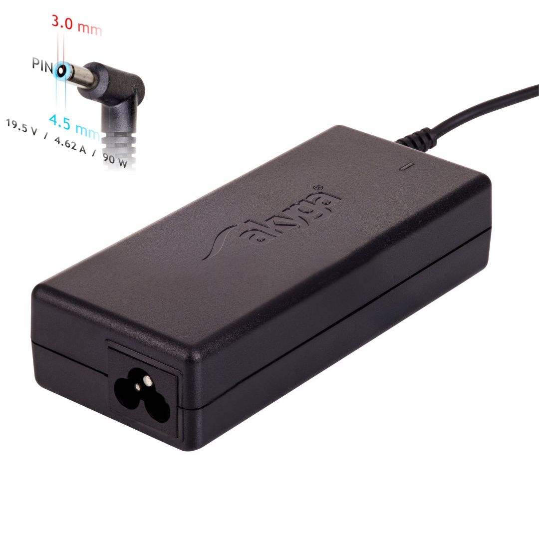 Akyga AK-ND-26 19,5V / 4,62A 90W 4,5x3mm HP hálózati notebook töltő