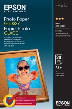 Epson Photo Paper Glossy A3+ 20 lap