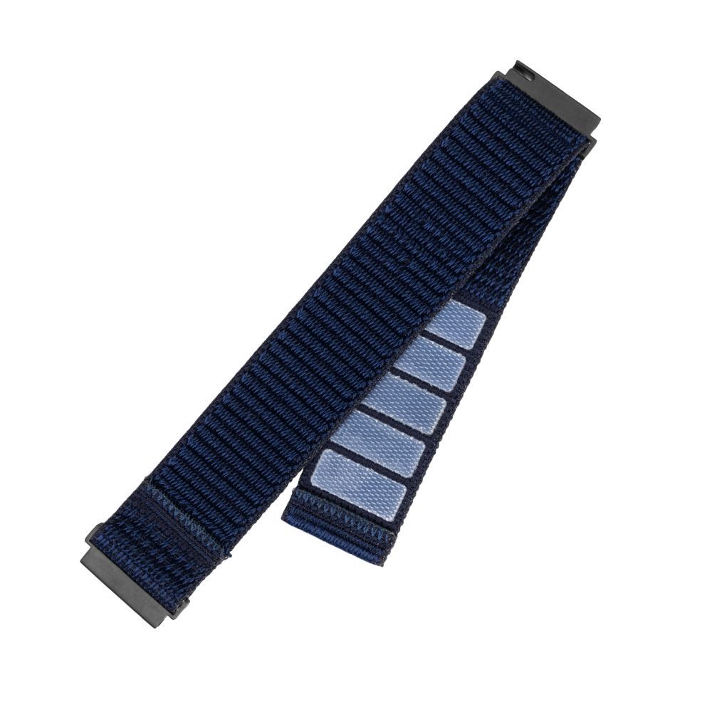 FIXED nylon sportos óraszíj gyorskioldással 22mm-es okosórához,  sötétkék FIXNST2-22mm-DBL