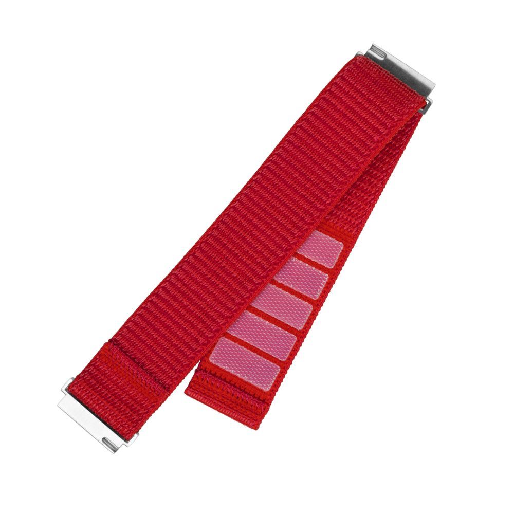 FIXED nylon sportos óraszíj gyorskioldással 22mm-es okosórához,  piros FIXNST2-22mm--RD