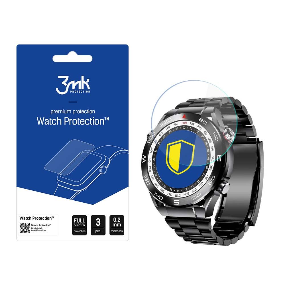 3mk Óra kijelző védőfólia FlexibleGlass hibrid üvegfólia 7H Rubicon RNCF22